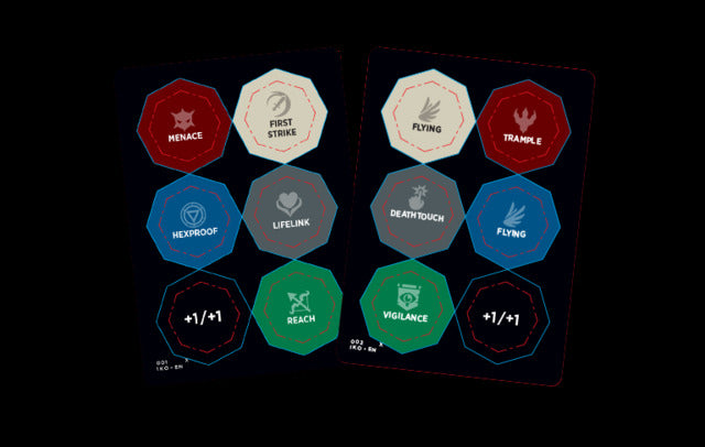 Punch (001) // Punch (002) Double-Sided Punch-Out Token (TIKO)