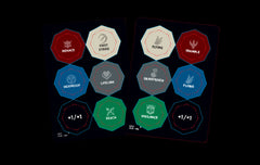 Punch (001) // Punch (002) Double-Sided Punch-Out Token (TIKO)