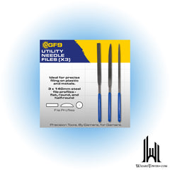 GF9 Hobby Tools Utility Needle Files - 3 Qty