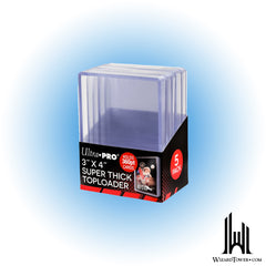 Toploader - Super Thick 3" x 4" 360pt Pack of 5