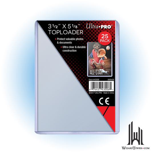 Toploader - Photo 3.5" x 5" Pack of 25