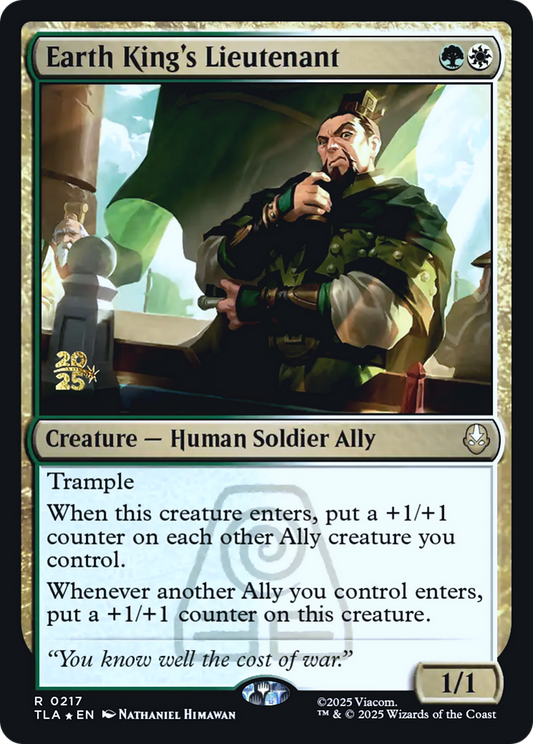 Earth King's Lieutenant (0217) (Prerelease) (PTLA) - Foil