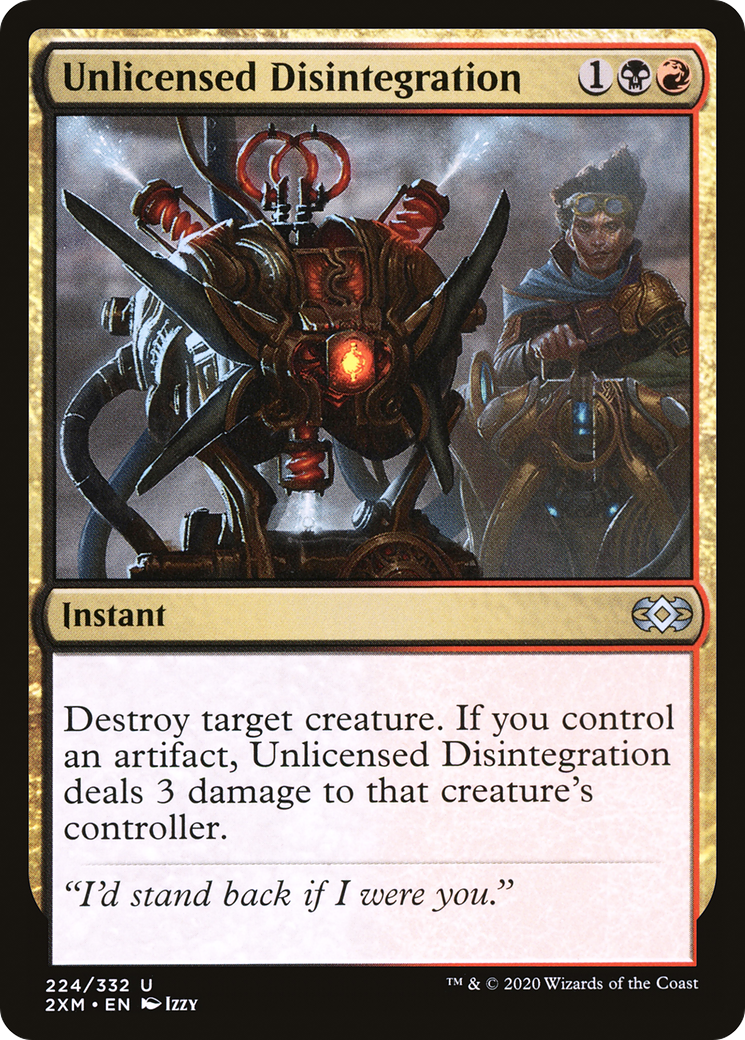 Unlicensed Disintegration - Foil