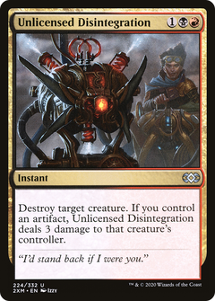 Unlicensed Disintegration - Foil