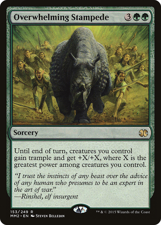 Overwhelming Stampede - Foil