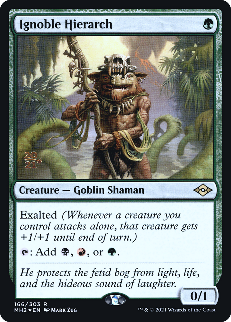 Ignoble Hierarch (166) (Prerelease) - Foil