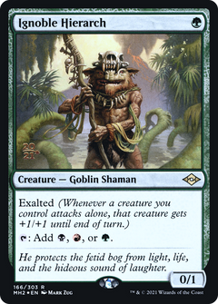 Ignoble Hierarch (166) (Prerelease) - Foil