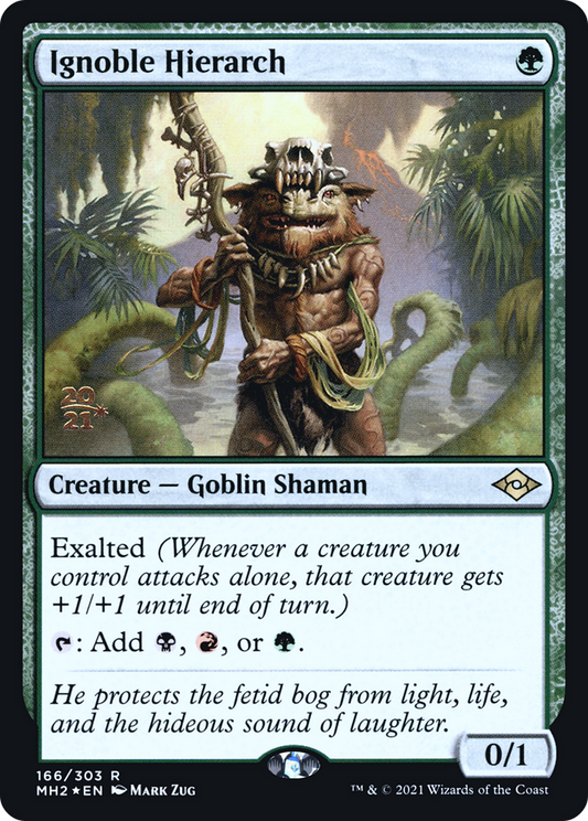 Ignoble Hierarch (166) (Prerelease) - Foil