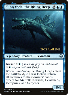 Slinn Voda, the Rising Deep (066) (Prerelease) - Foil