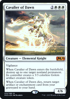 Cavalier of Dawn (010) (Prerelease) - Foil
