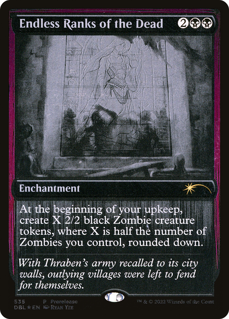 Endless Ranks of the Dead (535) (Prerelease) - Foil