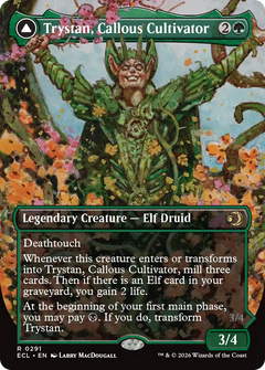 Trystan, Callous Cultivator // Trystan, Penitent Culler (0291) (Borderless) (ECL) - Foil