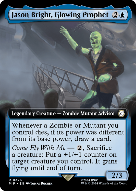 Jason Bright, Glowing Prophet (0376) (Extended Art) - Foil