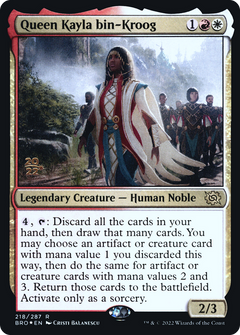 Queen Kayla bin-Kroog (218) (Prerelease) - Foil