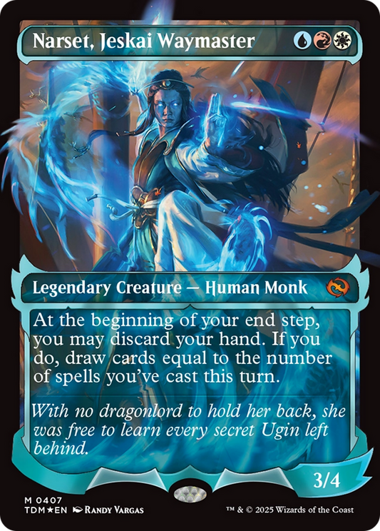 Narset, Jeskai Waymaster (0407) (Showcase) - Foil