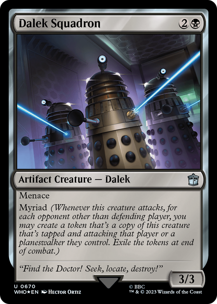Dalek Squadron (0670) - Surge Foil