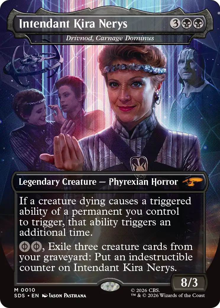 Intendant Kira Nerys [Drivnod, Carnage Dominus] (0010) (Borderless) (SDS)