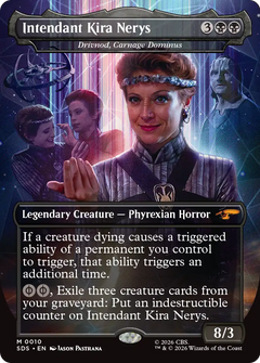 Intendant Kira Nerys [Drivnod, Carnage Dominus] (0010) (Borderless) (SDS)