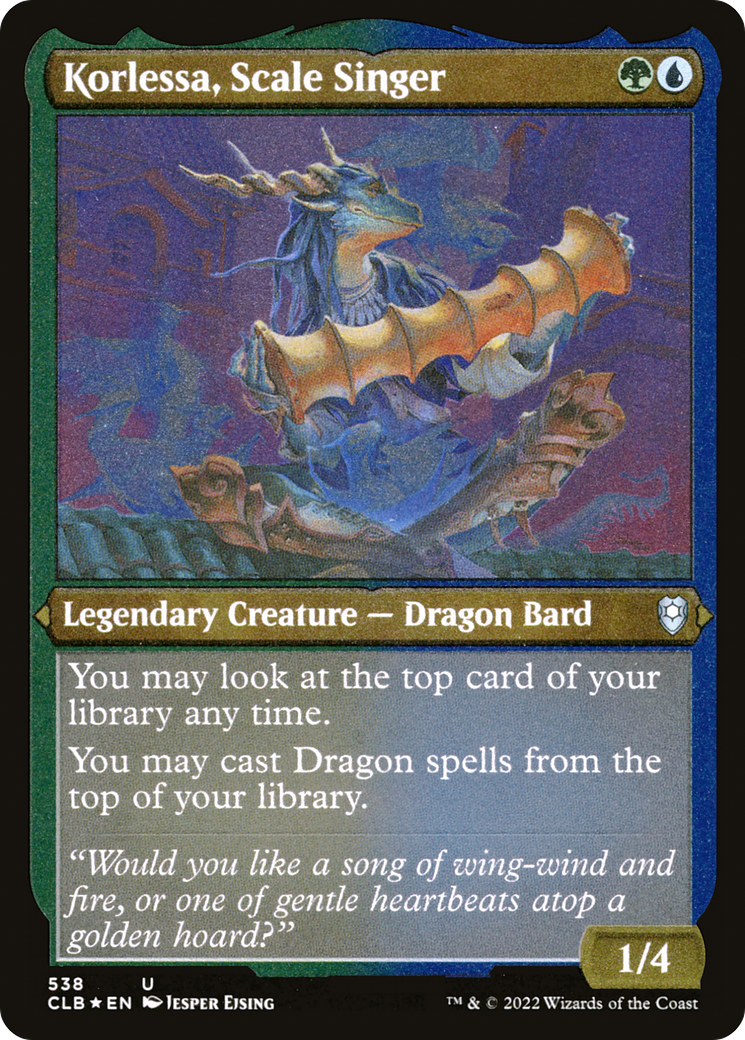 Korlessa, Scale Singer - Foil Etched