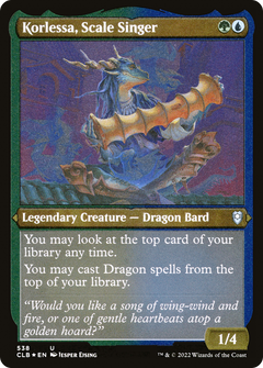 Korlessa, Scale Singer - Foil Etched