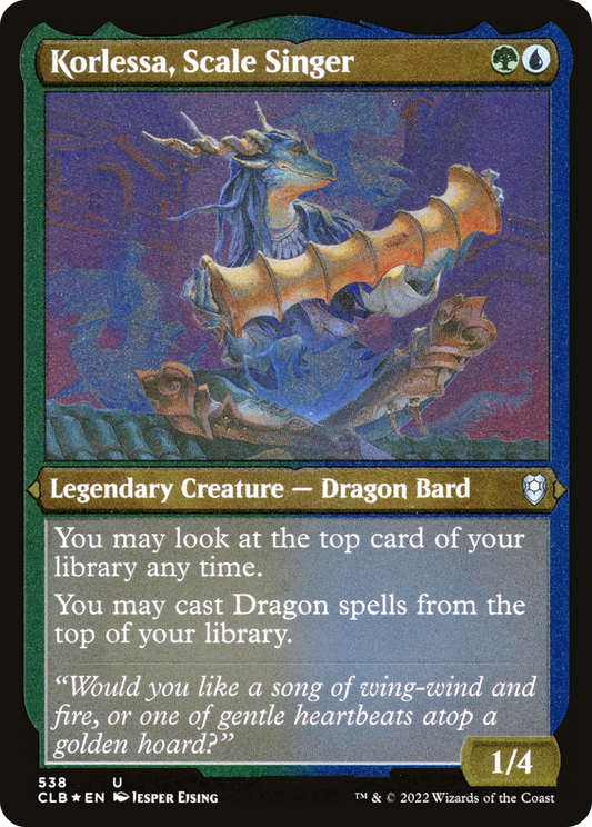 Korlessa, Scale Singer - Foil Etched