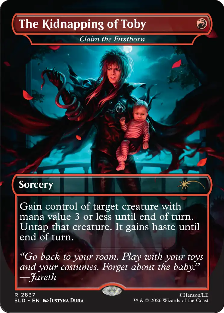 The Kidnapping of Toby [Claim the Firstborn] (2837) (Borderless) (SLD) - Foil