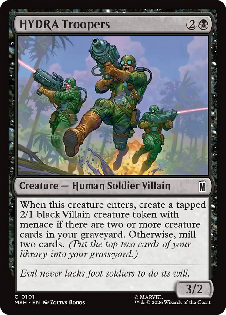 HYDRA Troopers (MSH) - Foil