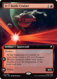 D-7 Battle Cruiser (0463) (Extended Art) (TRK)