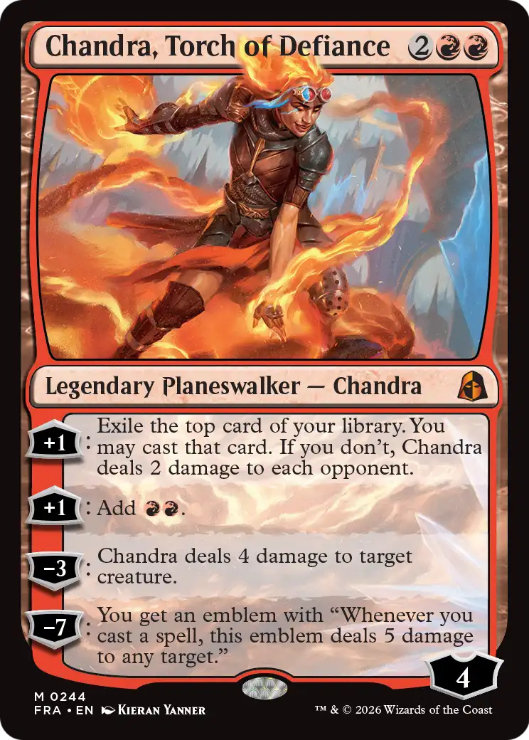 Chandra, Torch of Defiance (FRA) - Foil