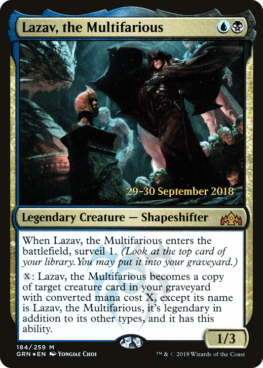 Lazav, the Multifarious (184) (Prerelease) - Foil