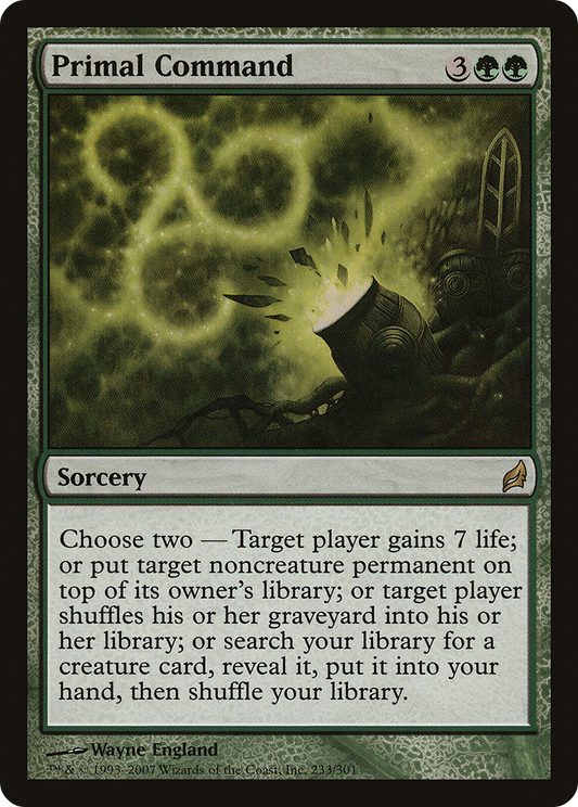 Primal Command - Foil