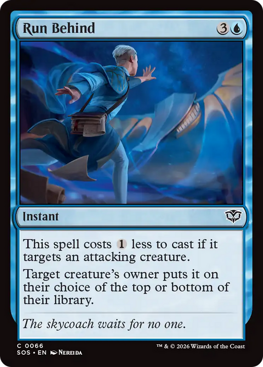 Run Behind (SOS) - Foil