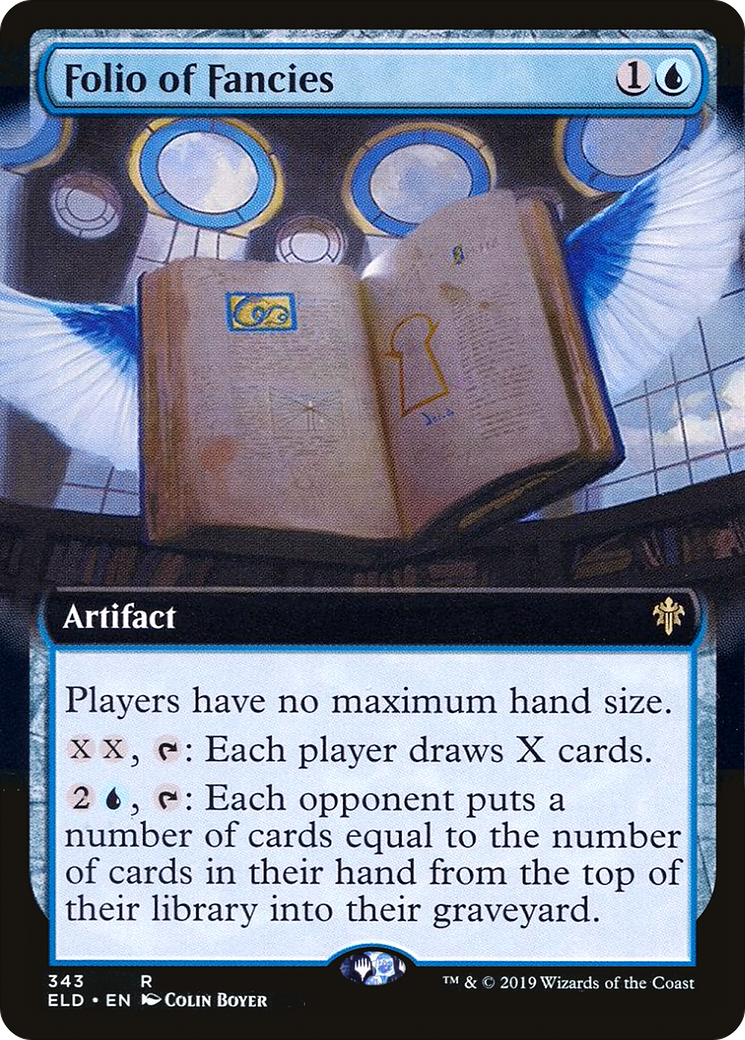 Folio of Fancies (343) (Extended Art) - Foil