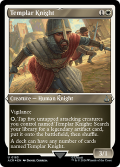 Templar Knight (0183) - Foil Etched