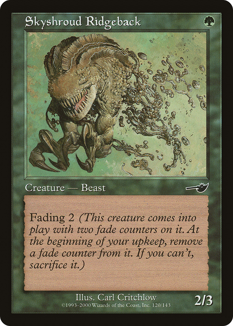 Skyshroud Ridgeback - Foil