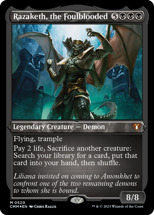 Razaketh, the Foulblooded (0520) - Foil Etched