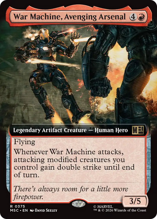 War Machine, Avenging Arsenal (0375) (Extended Art) (MSC)