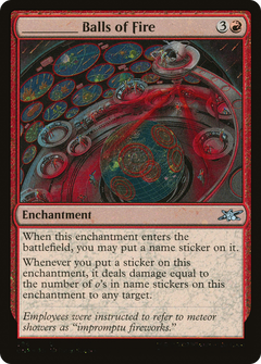 _____ Balls of Fire (386) - Galaxy Foil
