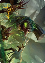 Noxious Assault (41/81) Art Card (AONE) - Gold-Stamped Signature