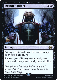 Diabolic Intent (089) (Prerelease) - Foil