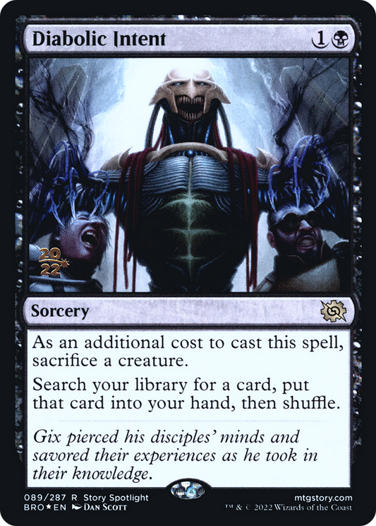Diabolic Intent (089) (Prerelease) - Foil