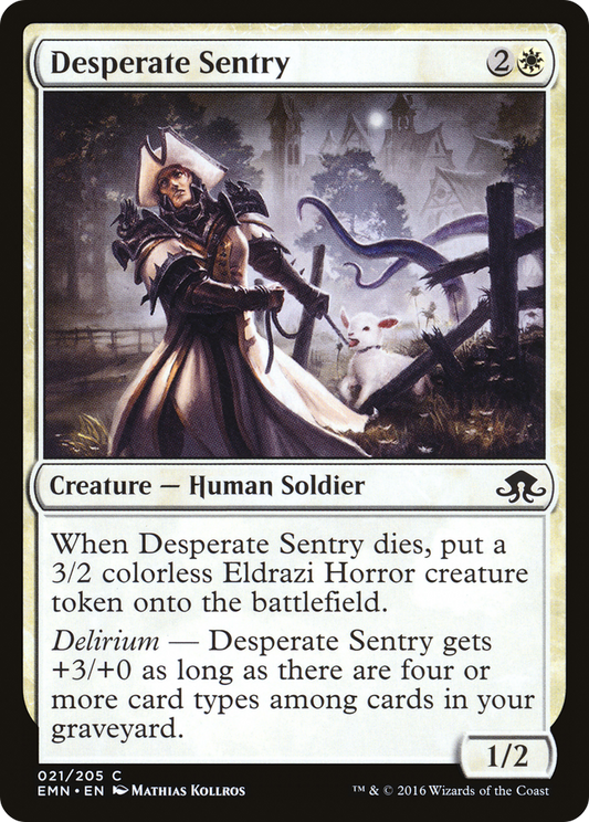 Desperate Sentry - Foil