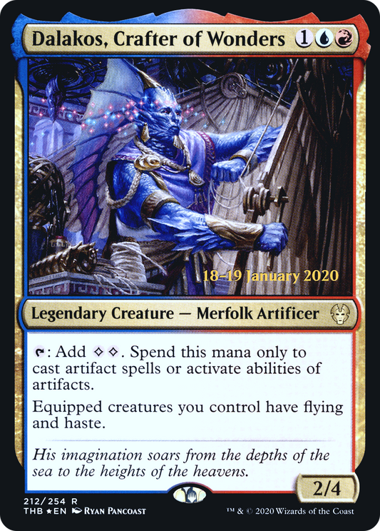 Dalakos, Crafter of Wonders (212) (Prerelease) - Foil