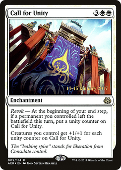 Call for Unity (009) (Prerelease) - Foil