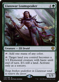 Llanowar Loamspeaker (170) (Promo Pack) - Foil