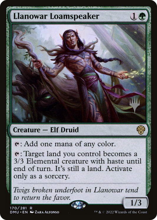 Llanowar Loamspeaker (170) (Promo Pack)