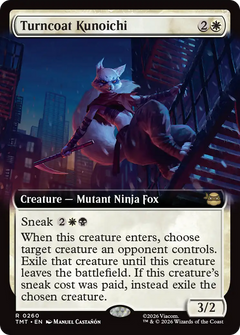 Turncoat Kunoichi (0260) (Extended Art) (TMT) - Foil