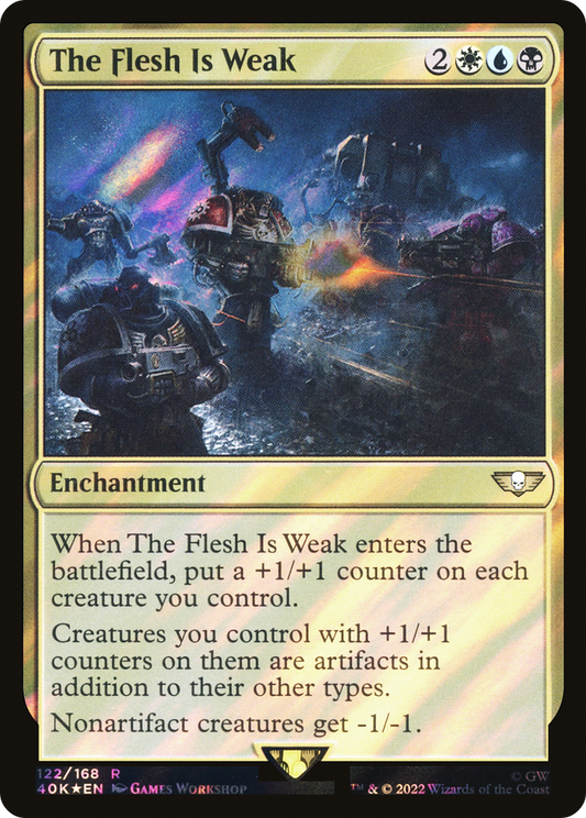 The Flesh Is Weak - Surge Foil