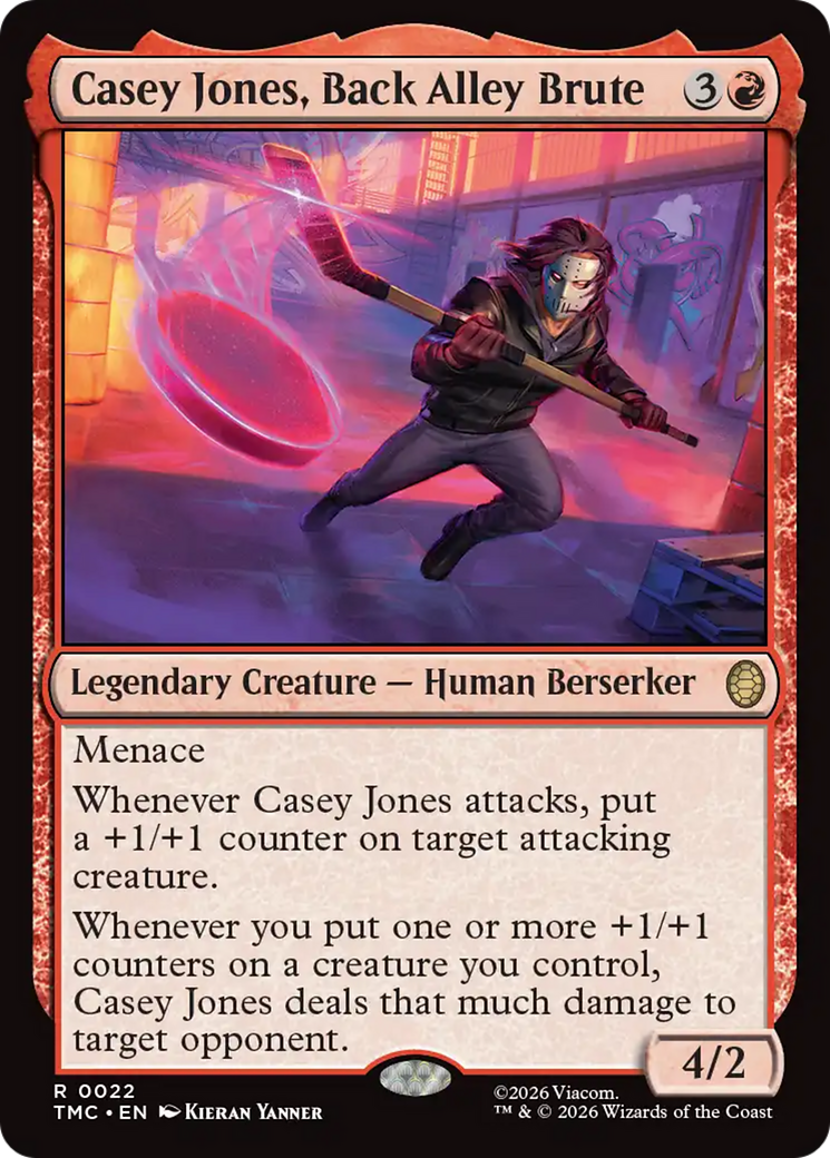 Casey Jones, Back Alley Brute (0022) (TMC) - Surge Foil