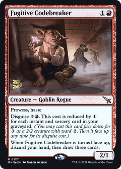 Fugitive Codebreaker (0127) (Prerelease) - Foil